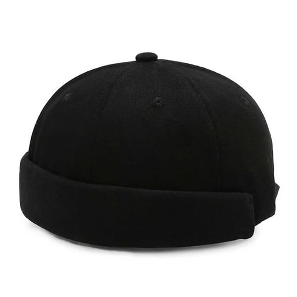 Miki Hat Caps Rolled Screen Hat Beanie Docker SOTARM HOT - MUSTA