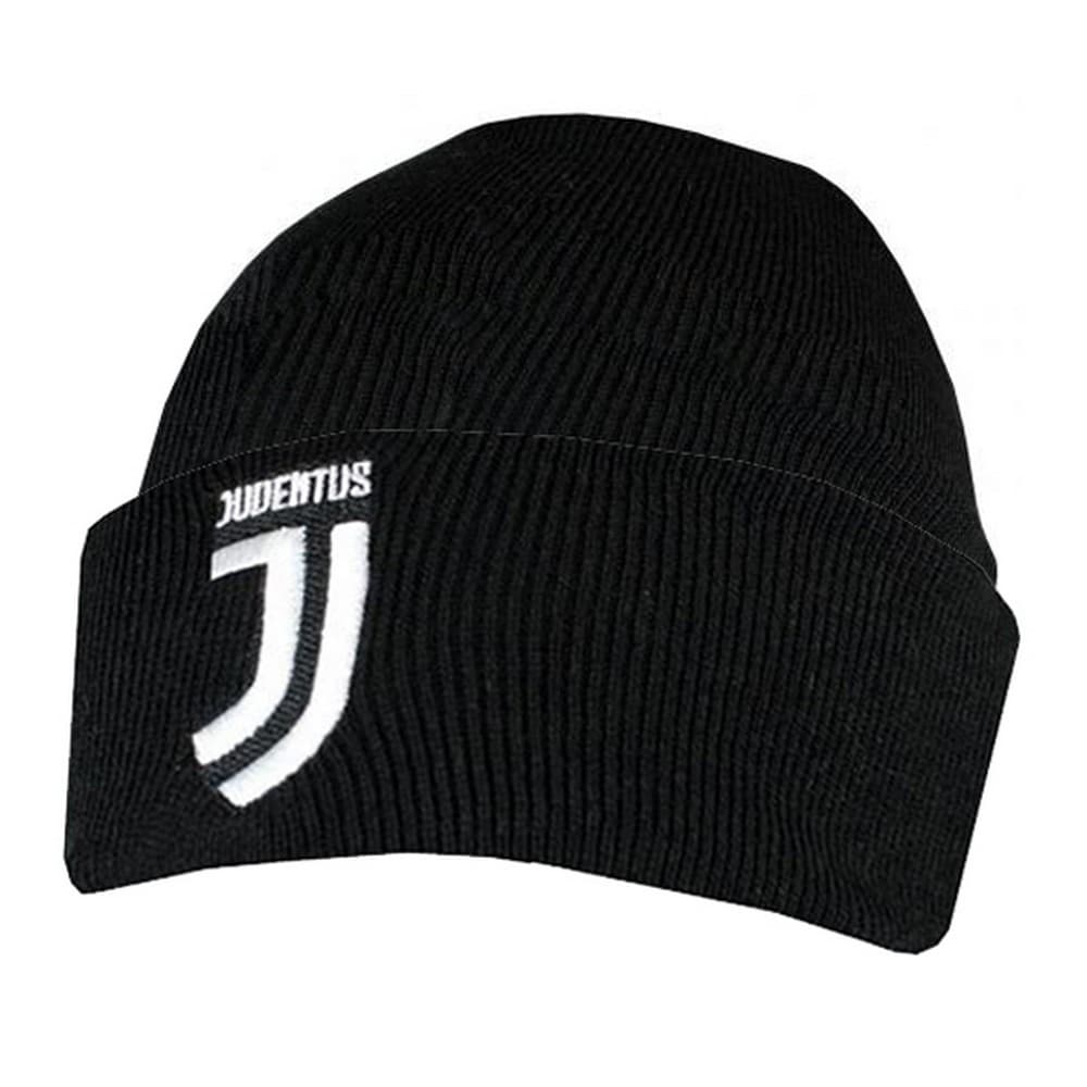 Juventus FC Svart manschettstickad mössa
