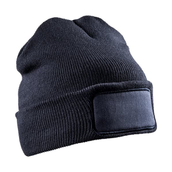 Result Genuine Recycled Unisex vuxen dubbel stickad mössa