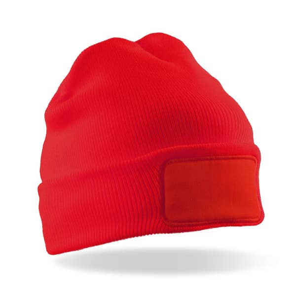Result Genuine Recycled Thinsulate Printer Beanie Red One Size