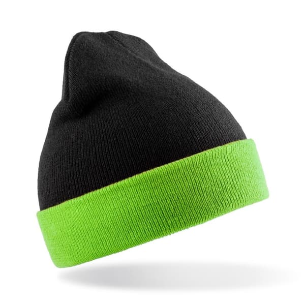 Result Genuine Recycled Black Compass Beanie