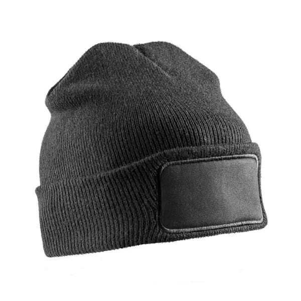 Result Genuine Recycled Unisex Adult Double Knit Beanie