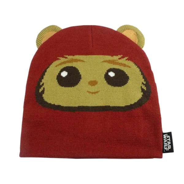 Star Wars Unisex Adult Face Ewok Beanie Brown One Size