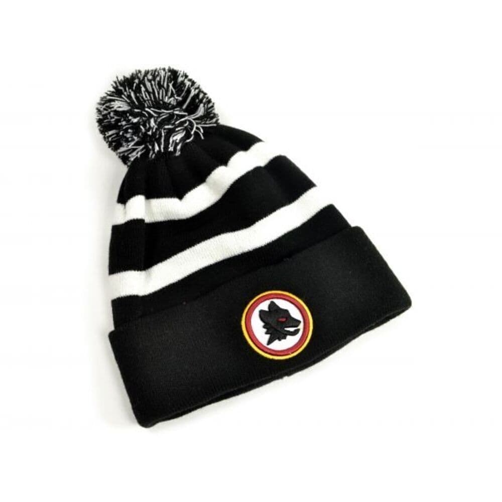 AS Roma Stickad Pom Pom Beanie
