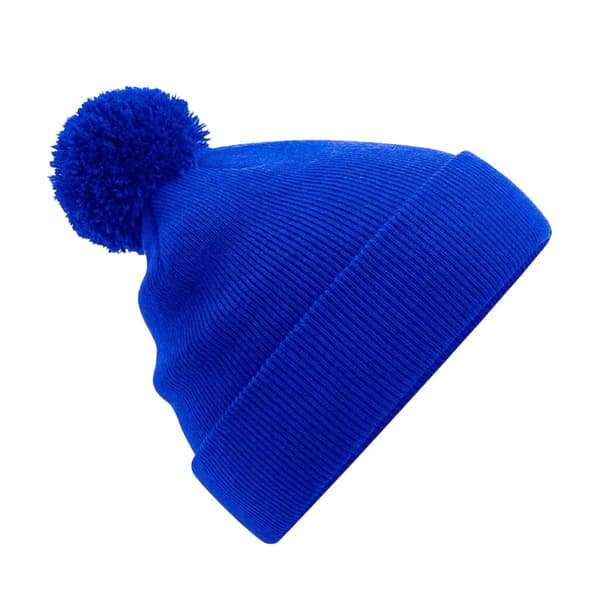 Beechfield Barn/Kids Original Pom Pom Beanie Bright Royal Blue One Size