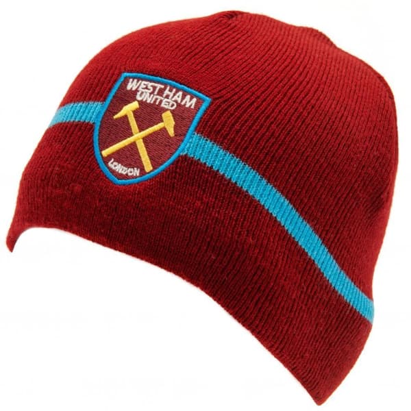 West Ham United F.C. Knitted Hat Red One Size