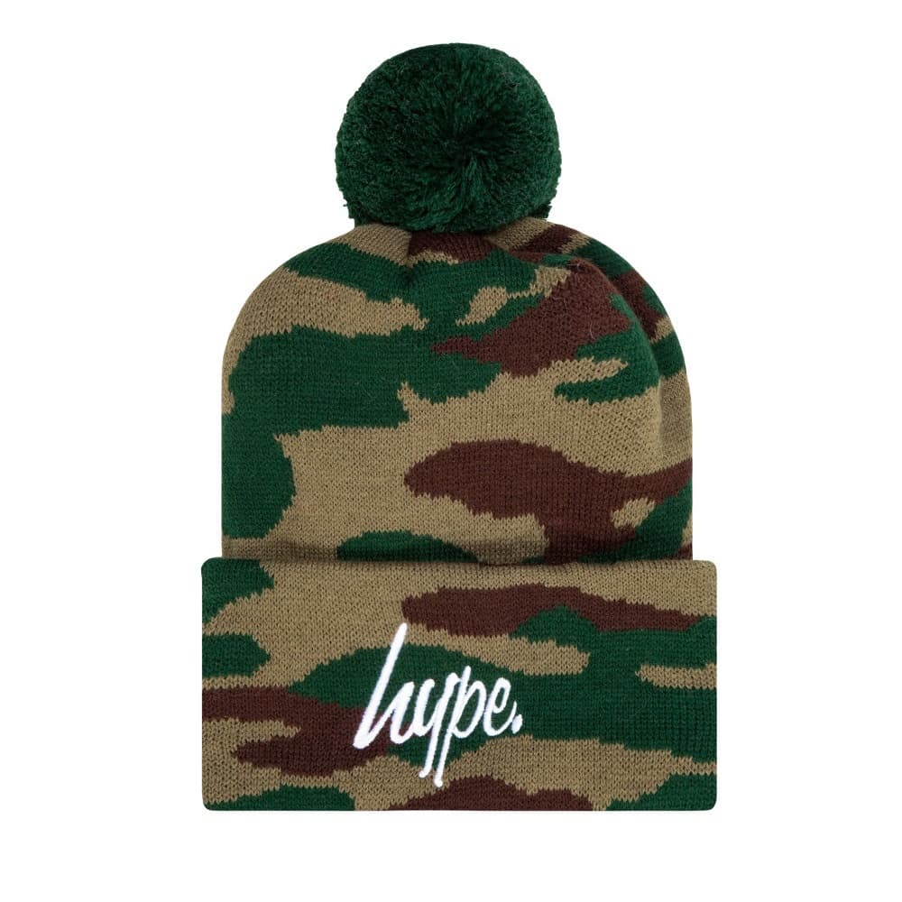 Hype Unisex vuxen Pom Pom Camo Beanie