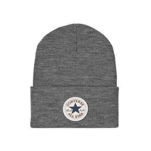 Converse Unisex Adult Chuck Embroidered Patch Beanie Grey Heather One Size