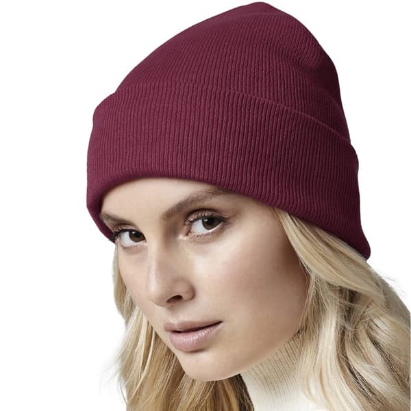 Beechfield Unisex voksen original økologisk bomuldsbeanie med manchet