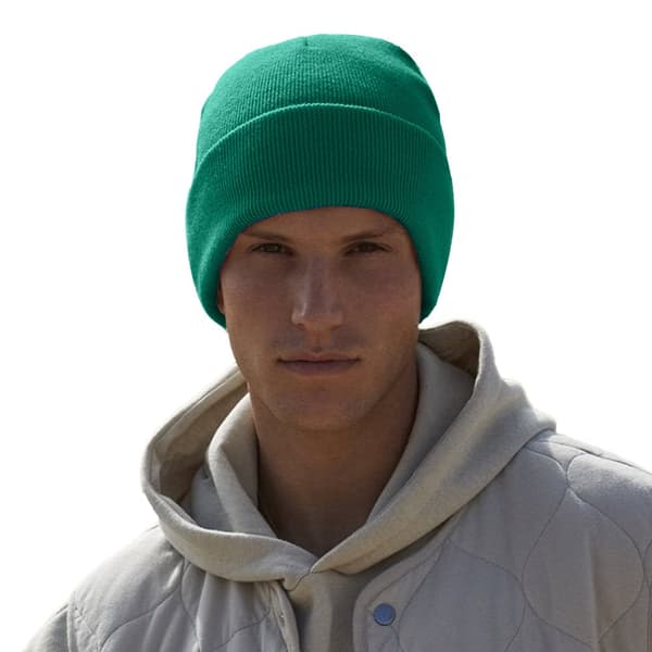 Beechfield Unisex voksen original økologisk bomuldsbeanie med manchet