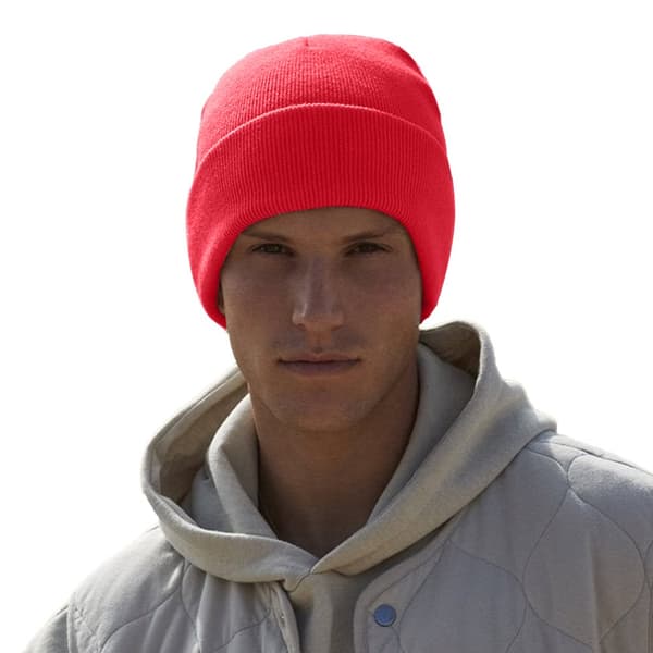Beechfield Unisex voksen original økologisk bomuldsbeanie med manchet