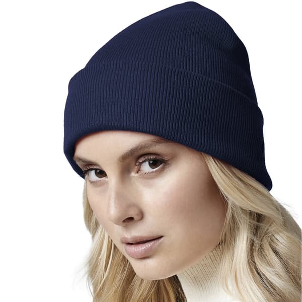 Beechfield Unisex voksen original økologisk bomuldsbeanie med manchet