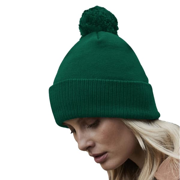 Beechfield Unisex Snowstar økologisk bomuldsbeanie til voksne