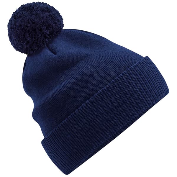 Beechfield Unisex Adult Snowstar Organic Cotton Beanie Oxford Navy One Size