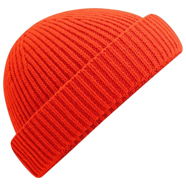 Beechfield Unisex Adult Harbour Fisherman Beanie Fire Red One Size