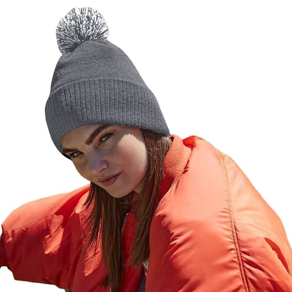 Beechfield Snowstar återvunnen mössa
