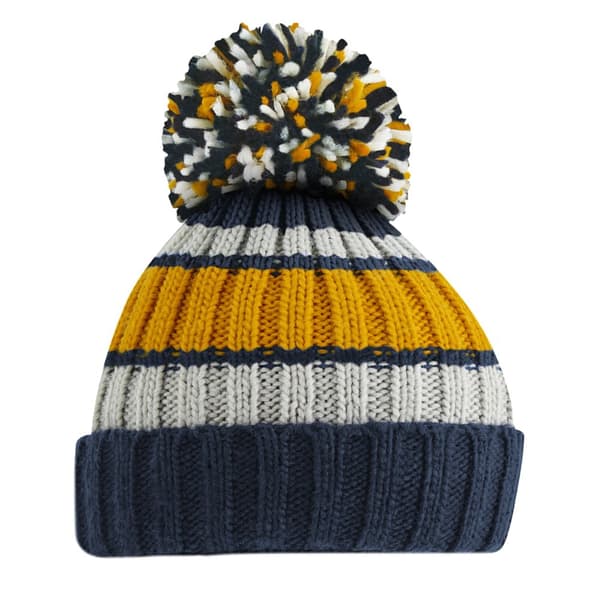 Beechfield Unisex Adult Hygge Striped Beanie