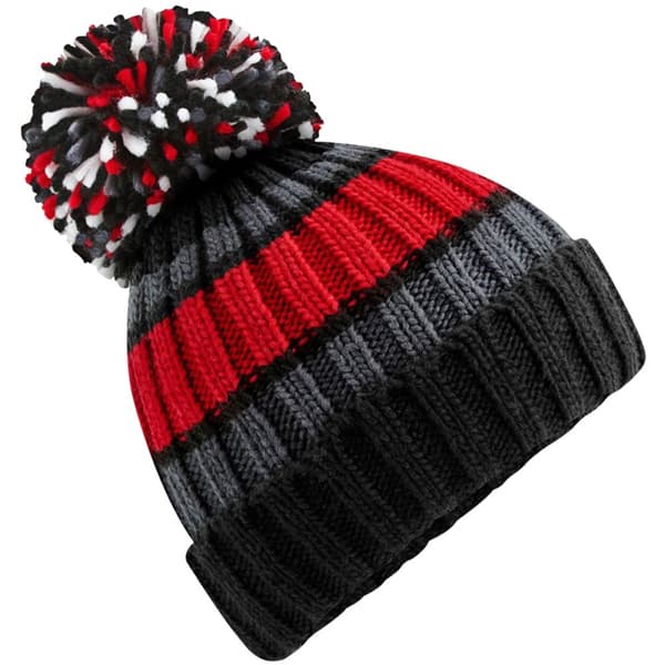 Beechfield Unisex Adult Hygge Striped Beanie