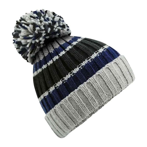 Beechfield Unisex Adult Hygge Striped Beanie