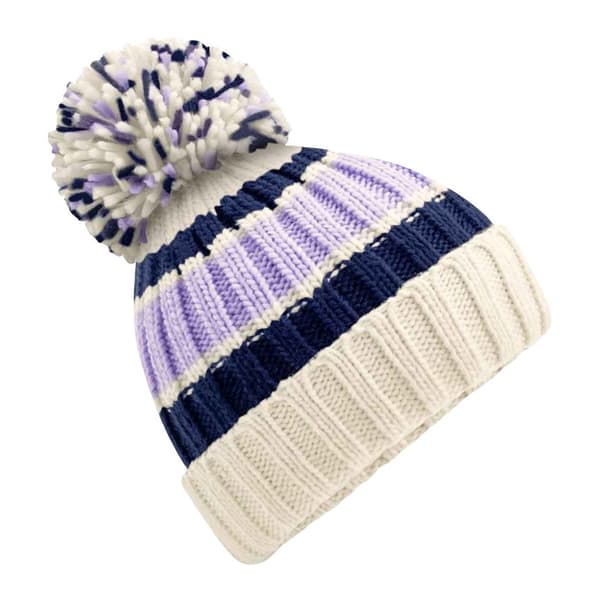 Beechfield Unisex Adult Hygge Striped Beanie