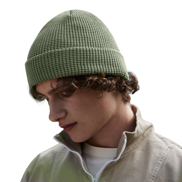 Beechfield Unisex voksen vaffelmønster i økologisk bomuldsbeanie