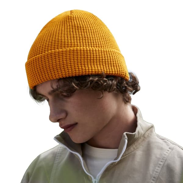 Beechfield Unisex vuxen Waffle Organic Cotton Beanie för vuxna