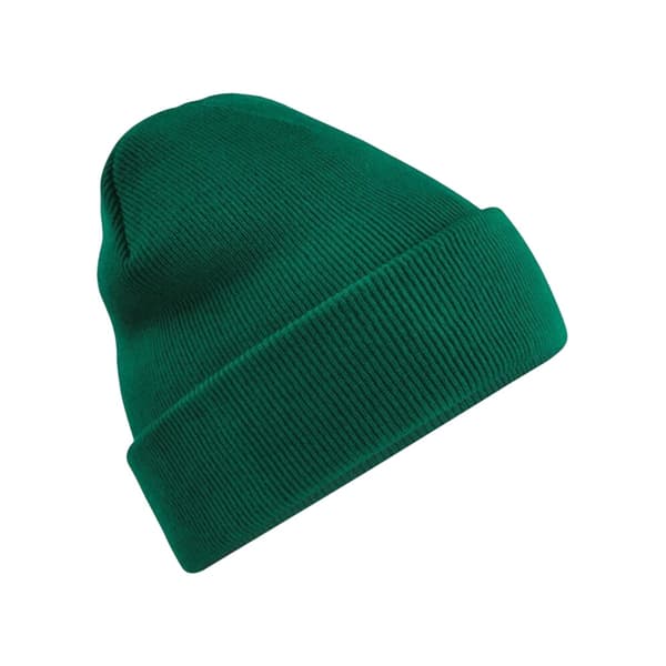 Beechfield Original Recycled Cuffed Beanie Bottle Green One Size