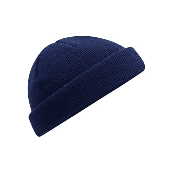 Beechfield Fisherman Recycled Beanie för män Oxford Navy One Size