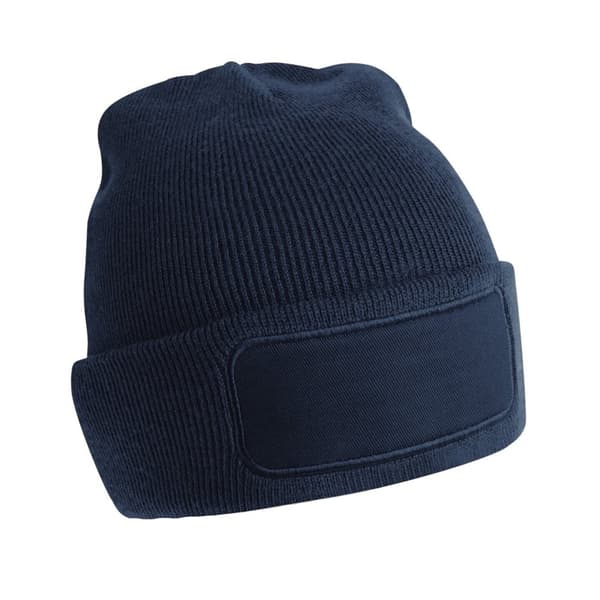 Beechfield Original Patchwork Recycled Beanie French Navy One Size