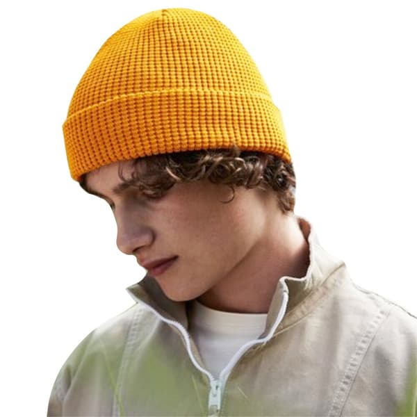 Beechfield Waffle Organic Cotton Beanie