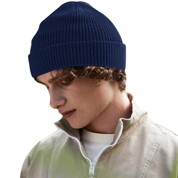 Beechfield Waffle Organic Cotton Beanie