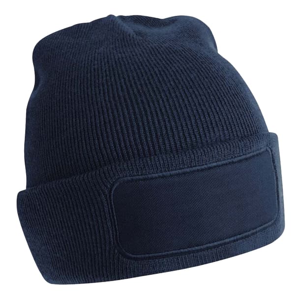 Beechfield Original Patch Recycled Beanie French Navy One Size