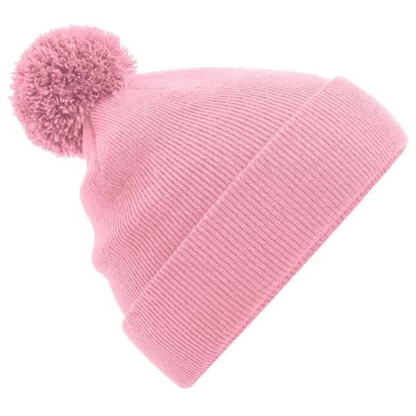 Beechfield Original Pom Pom Beanie Dusky Pink One Size
