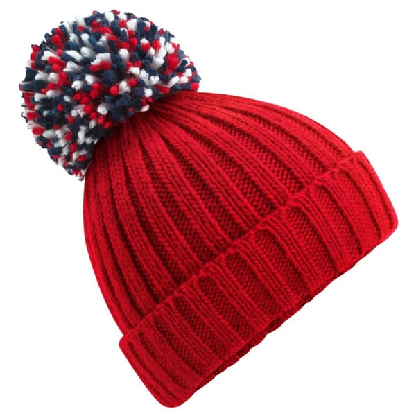 Beechfield Unisex Hygge Beanie för vuxna Classic Red One Size