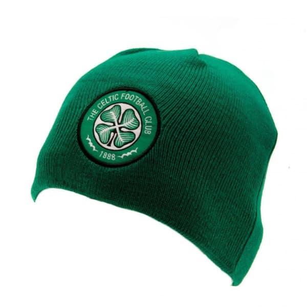 Celtic FC Crest Beanie Green/White One Size