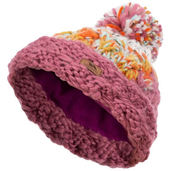 Trespass Childrens/Kids Sprig Beanie Rose Blush 8-10 Years