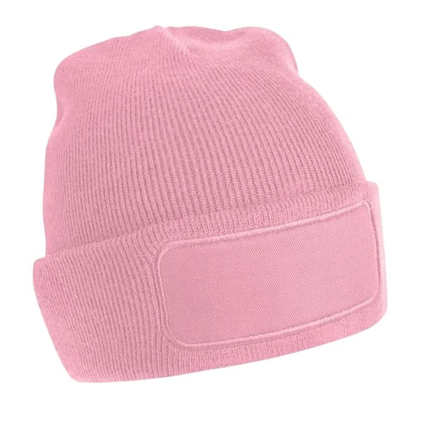 Beechfield Unisex Beanie för vuxna med patch