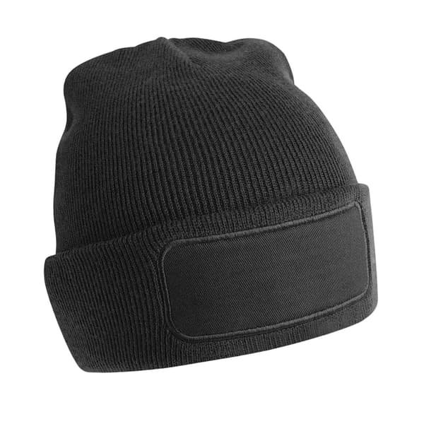 Beechfield Unisex Beanie för vuxna med patch