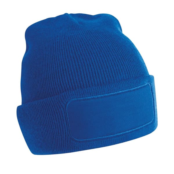 Beechfield Unisex Beanie för vuxna med patch