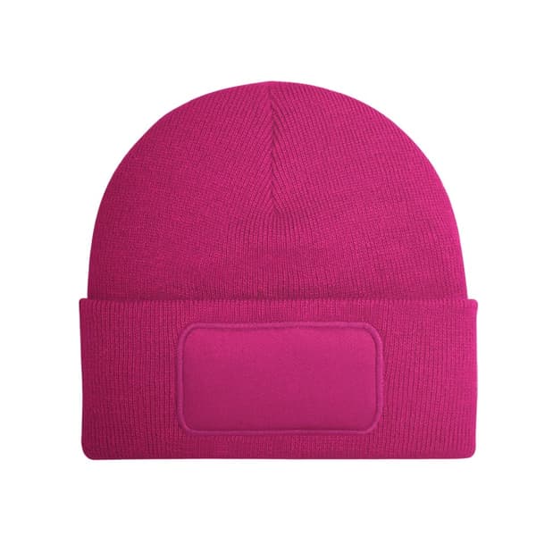 Beechfield Unisex Beanie för vuxna med patch
