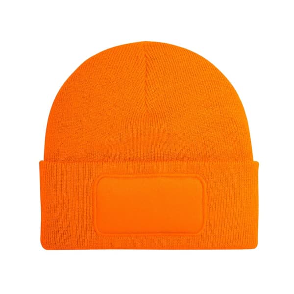 Beechfield Unisex Beanie för vuxna med patch