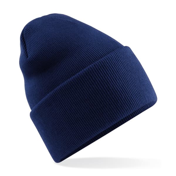 Beechfield Unisex vuxen original uppslagen mössa för vuxna Oxford Navy One Size