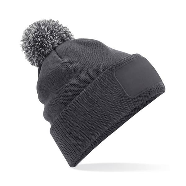 Beechfield Unisex Adult Snowstar Patch Beanie