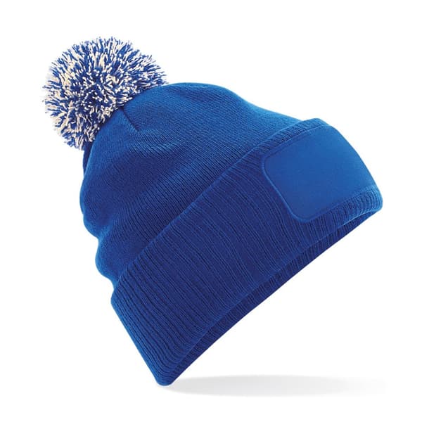 Beechfield Unisex Adult Snowstar Patch Beanie