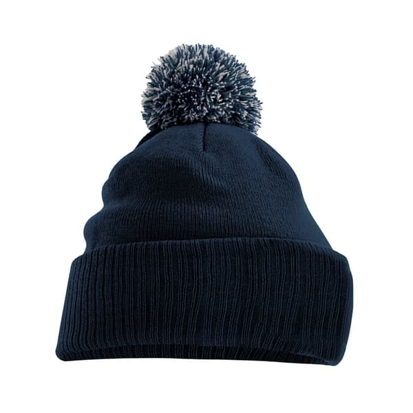 Beechfield Unisex Snowstar Patch Beanie til voksne