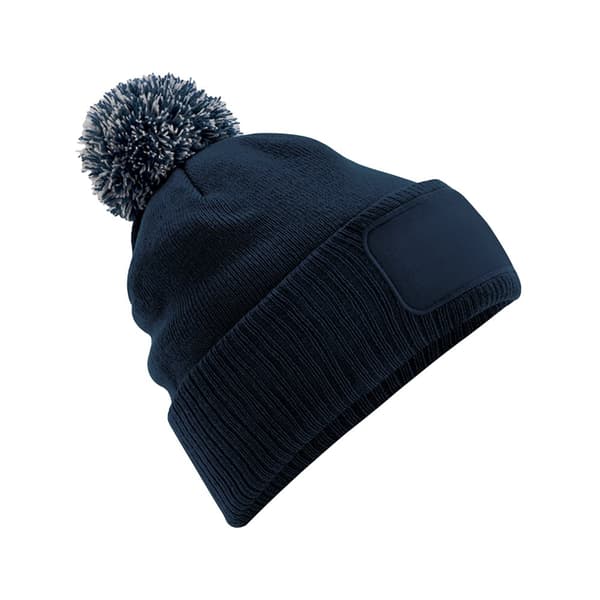 Beechfield Unisex Snowstar Patch Beanie til voksne