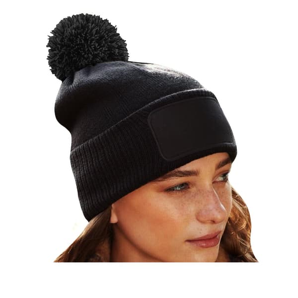 Beechfield Unisex Adult Snowstar Patch Beanie