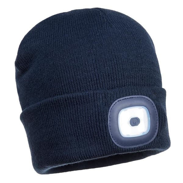 Portwest Unisex Adult Rechargeable Torch Beanie