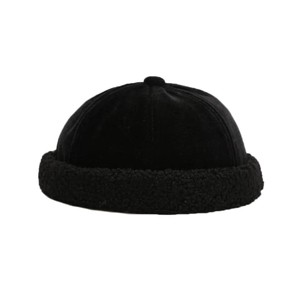 Mössa i Vintage-stil - Svart