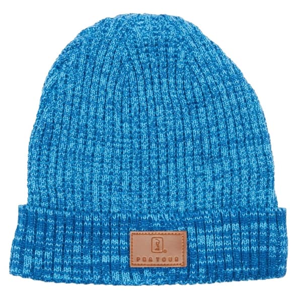 PGA Tour Golf Mens Waffle Knitted Beanie